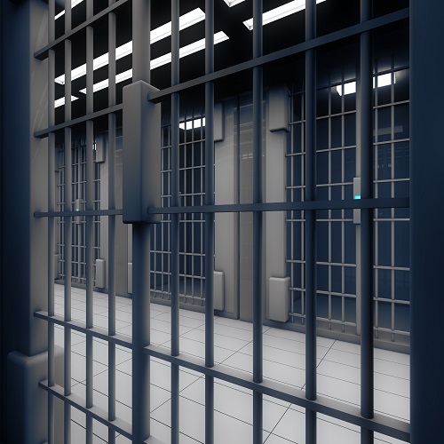 3d interior prison idea