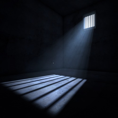 Light in a dark prison cell